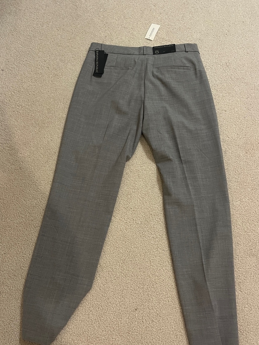 Banana Republic Women's Gray Tailored Dress Pants - Picture 5 of 5